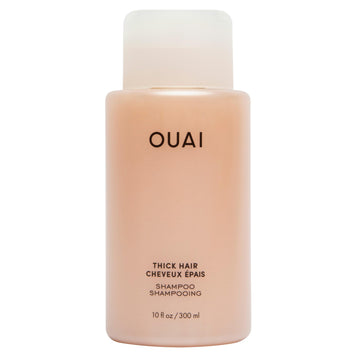 OUAI Thick Shampoo - Moisturizing Shampoo with Keratin, Marshmallow Root, Shea Butter, Avocado Oil for Thick Hair - Strengthens & Hydrates Strands - Paraben, Phthalate & Sulfate Free (10 Fl Oz) OUAI buy supplements canada