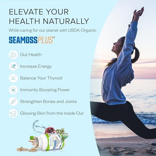 Power By Naturals Sea Moss Plus - USDA Certified Organic Wildcrafted Irish Seamoss Power By Naturals buy supplements canada