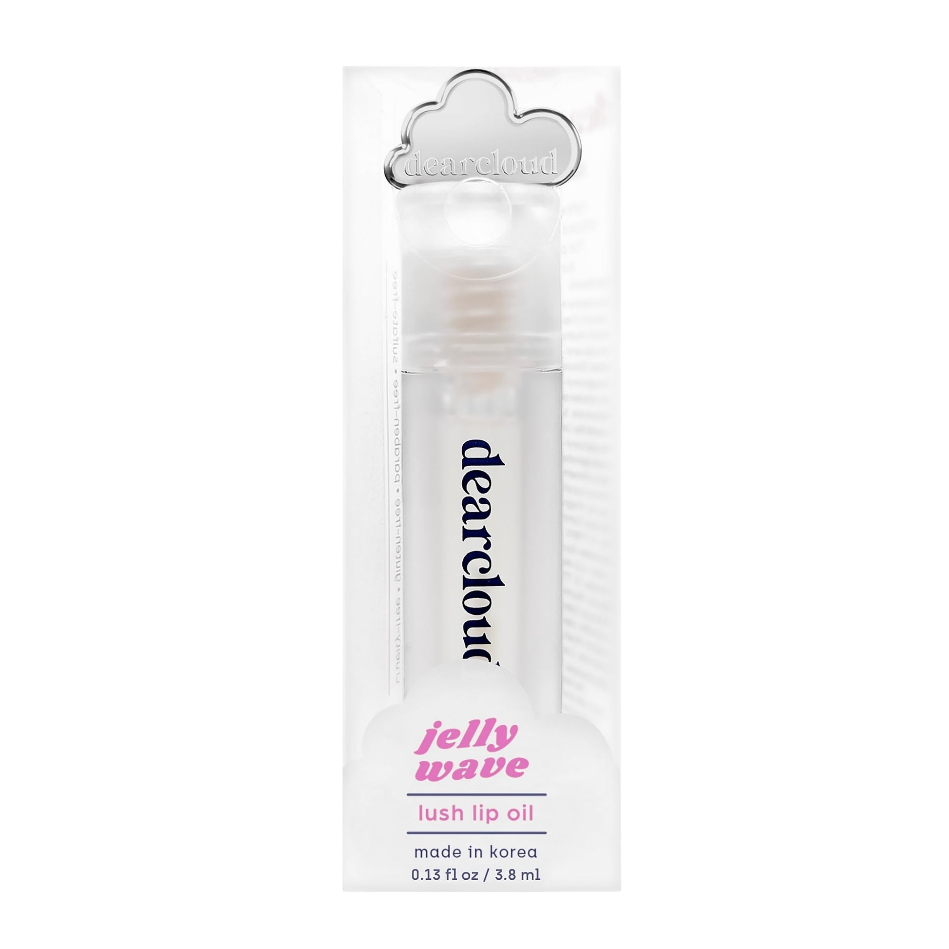 dearcloud Jelly Wave Lush Lip Oil – Clear Lip Gloss and Lip Gloss for Women - Korean skincare essential – Lip Oil for Women with Collagen - Diamond (0.13 oz) dearcloud buy supplements canada