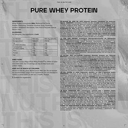 Bulk Pure Whey Protein Powder Shake, Chocolate Caramel, 2.5 kg, Packaging May Vary Bulk buy supplements canada