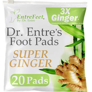 Dr. Entre's Super Ginger Foot Pads: Premium Effective Foot Pads to Feel Better, Sleep Better EntreFeet buy supplements canada