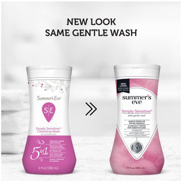 Summer's Eve Cleansing Wash, Simply Sensitive, 9 Fl Oz (Pack of 3) Summer's Eve buy supplements canada