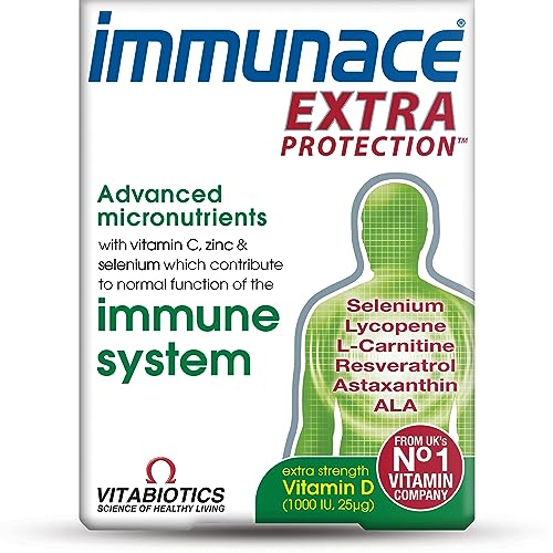 Vitabiotics Immunace Extra Protection Tablets, 30 count Immunace buy supplements canada