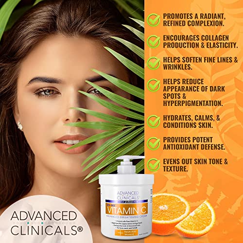 Advanced Clinicals Vitamin C Face & Body Cream Moisturizing Skin Care Lotion, Anti Advanced Clinicals buy supplements canada
