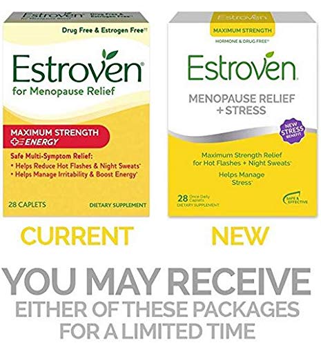 Estroven Maximum Strength + Energy - One Per Day Formula - 2 Boxes, 60 Caplets Each Estroven buy supplements canada