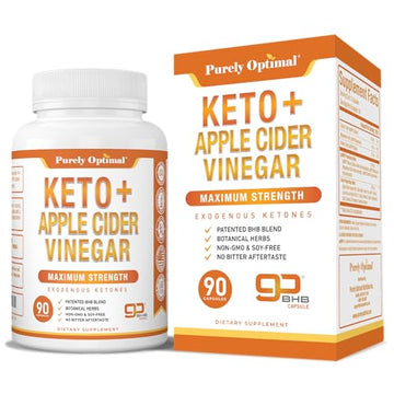 Purely Optimal Keto BHB + Apple Cider Vinegar Capsules with The Mother - Keto Diet Purely Optimal buy supplements canada