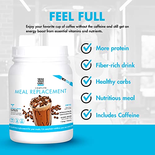 Yes You Can! Complete Meal Replacement - 15 Servings, 20g of Protein, 0g Added Sugars Yes You Can! buy supplements canada