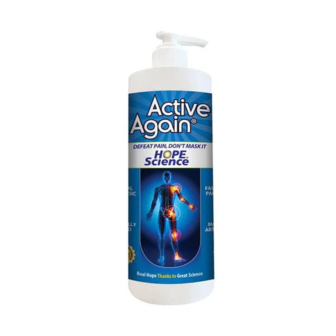 ACTIVE AGAIN Hope Science Cream, 16oz | for Joint Health, Pain Relief, and Mobility, Muscle, Back, Knee, Shoulder | Fast Acting | Made in USA ACTIVE AGAIN buy supplements canada