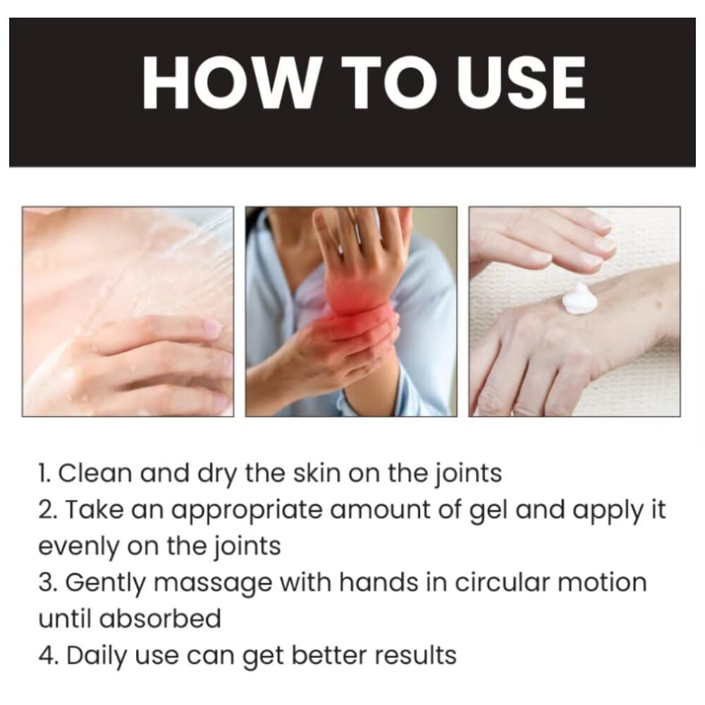 ETKOVNJ 6 Packs Bee Venom Cream, Bee Venom Bone Gel Joint Gel for Neck, Waist, Back of Hands, Feet and Legs ETKOVNJ buy supplements canada