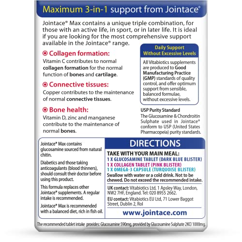 Jointace Vitabiotics Max, 84 Count (Pack of 1) Vitabiotics buy supplements canada