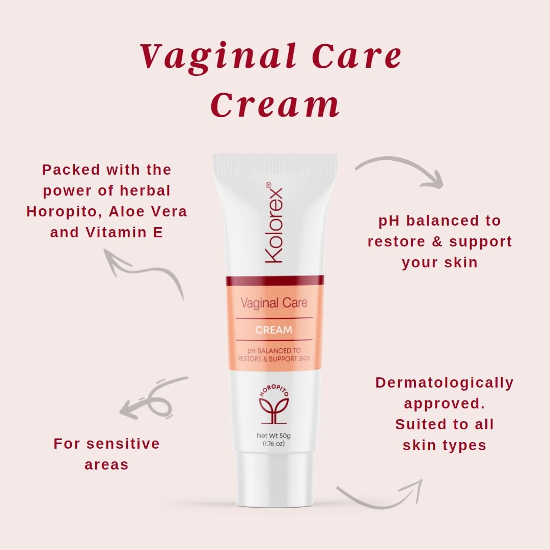 Kolorex® Vaginal CareCream, Natural Herbs soothes Intimate Areas, Replenish Sensitive Skin. Kolorex buy supplements canada