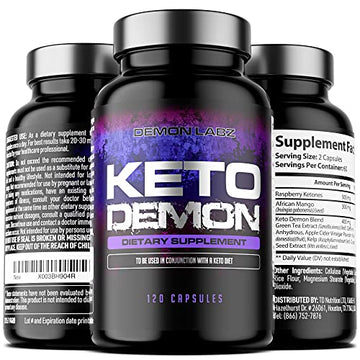 Keto Demon – Hardcore Keto Pills – Use with The Keto Diet – Packed with Raspberry Ketones Demon Labz buy supplements canada