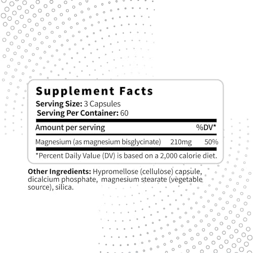 Type Zero Magnesium Glycinate (210mg | 180 Capsules) Pure, Non-GMO, Gluten Free Type Zero buy supplements canada