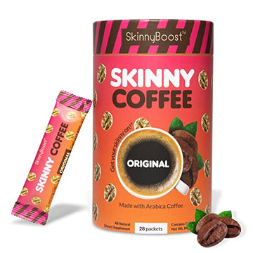 Skinny Boost Skinny Coffee- (Unflavored) Instant Sticks Made with Arabica Coffee, Garcinia SkinnyBoost buy supplements canada