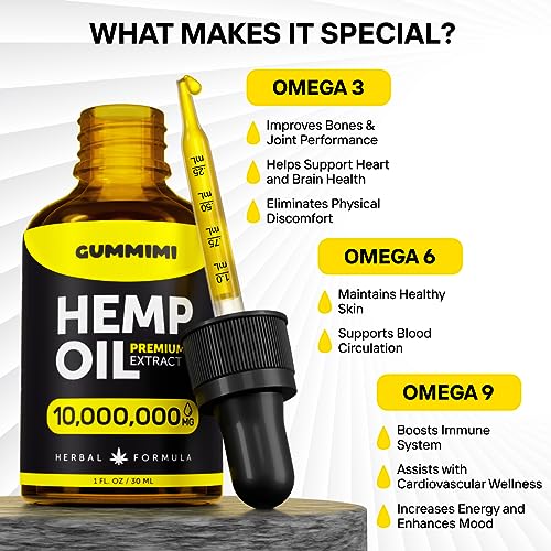 GummiMi Оrganic Hеmp Oil 10 000 000 mg - Natural Drops - Rich in Vitamins B, C, E GummiMi buy supplements canada