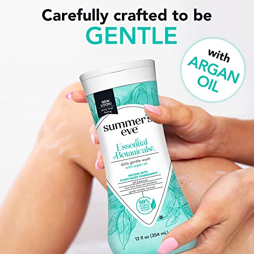 Summer's Eve Essential Botanicals Gentle Wash with Argan Oil, Removes Odor, pH balanced, 12 fl oz Summer's Eve buy supplements canada
