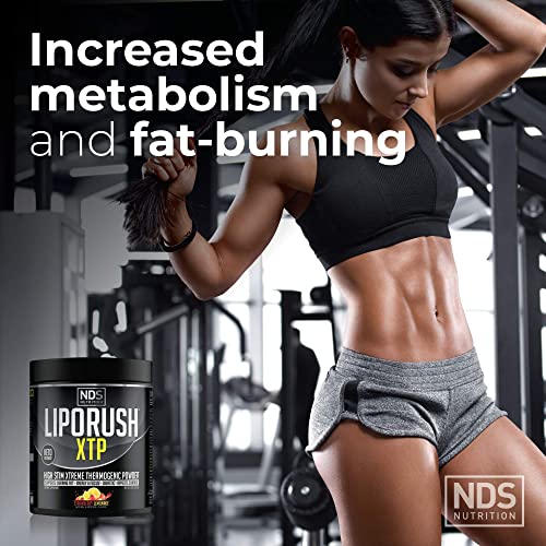 LIPORUSH NDS Nutrition XTP Thermogenic Fat Burner with L-Carnitine - Energy, Focus LIPORUSH buy supplements canada