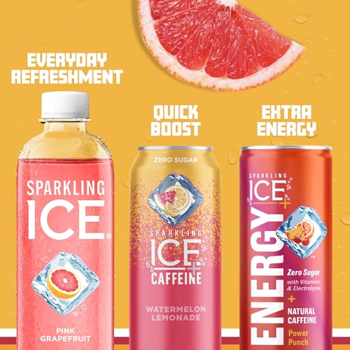 Sparkling Ice, Pink Grapefruit Sparkling Water, Zero Sugar Flavored Water, with Antioxidants Sparkling ICE buy supplements canada