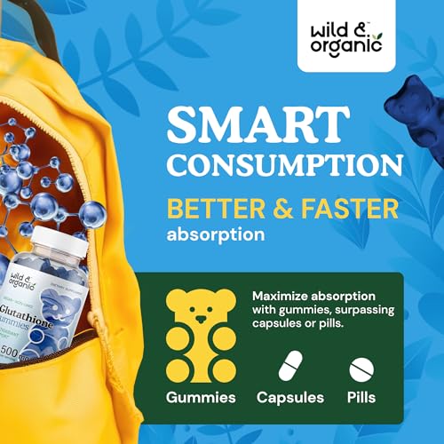 Wild & Organic Glutathione Gummies - Reduced Glutathione for Liver Cleanse & Antioxidants Wild & Organic buy supplements canada