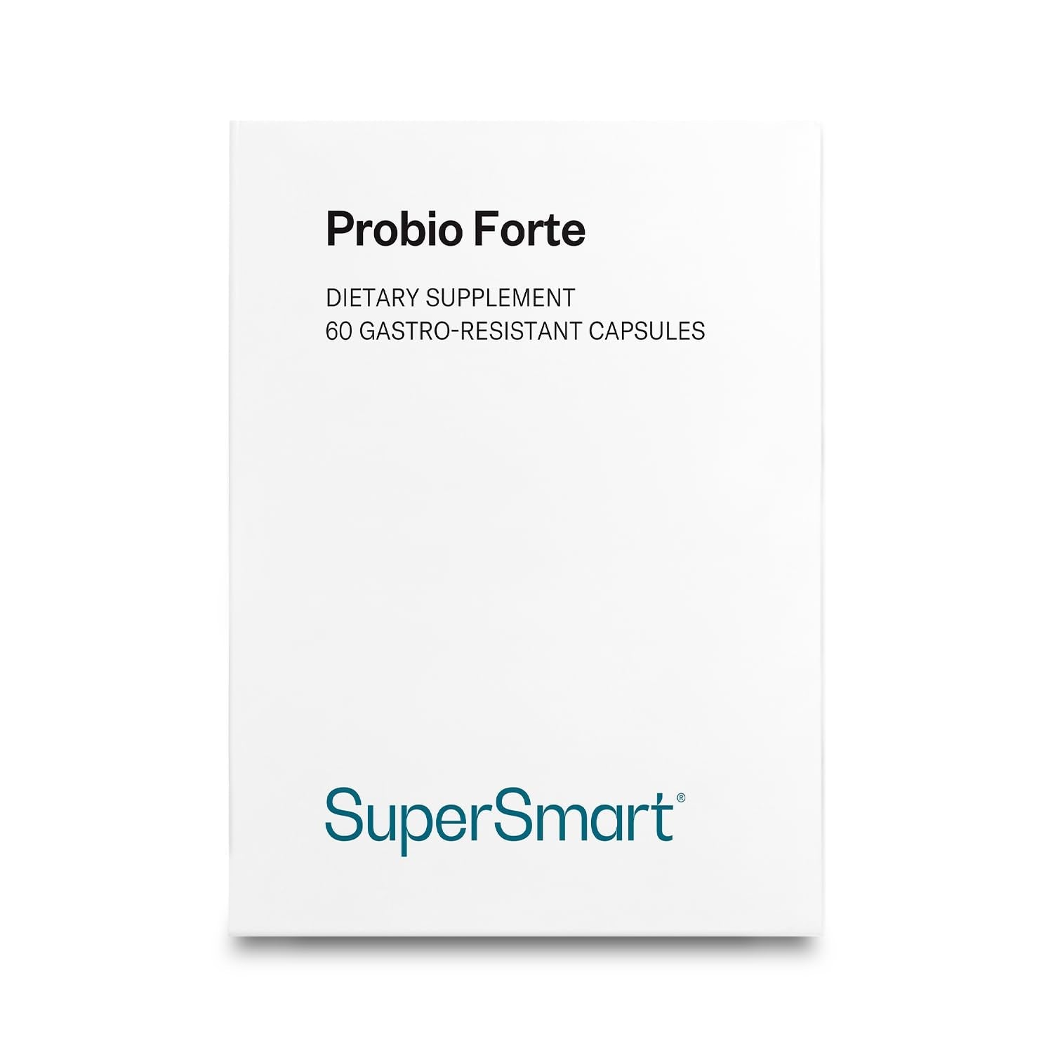Supersmart - Probio Forte 8 Billion CFU per Capsule (Advanced Formula) - Daily Probiotics Supplement for Women & Men | Non-GMO & Gluten-Free - 60 DR Caps Supersmart buy supplements canada