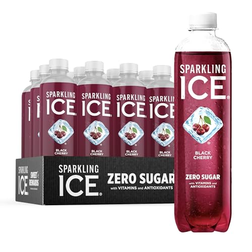 Sparkling Ice, Black Cherry Sparkling Water, Zero Sugar Flavored Water, with Vitamins Sparkling ICE buy supplements canada