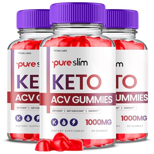 (3 Pack) Pure Slim Keto ACV Gummies, Pure Slim Keto ACV Advanced Weight Loss 1000 MG Titan Labs buy supplements canada