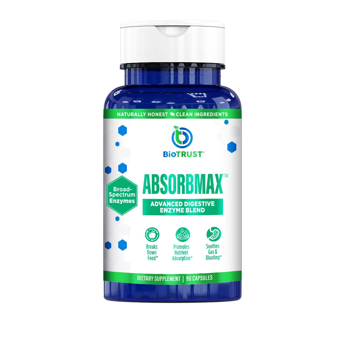 BioTrust AbsorbMax Broad Spectrum Digestive Enzyme Blend, Gluten Free, Non GMO, Digestive Support for Nutrient Digestion, Absorption and Periodic BioTrust buy supplements canada