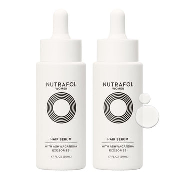 Nutrafol Women's Hair Serum, Safe for Hair Extensions and Color, for Visible Thickness and Strength, Vegan, Lightweight and Fast-Absorbing - 1.7 Fl Oz, Pack of 2 Nutrafol buy supplements canada