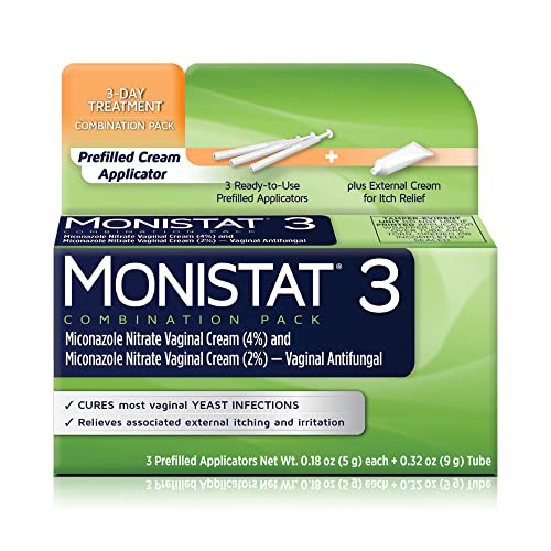 Monistat 3 Day Yeast Infection Treatment for Women, 3 Miconazole Pre-Filled Cream Applicators & External Monistat buy supplements canada