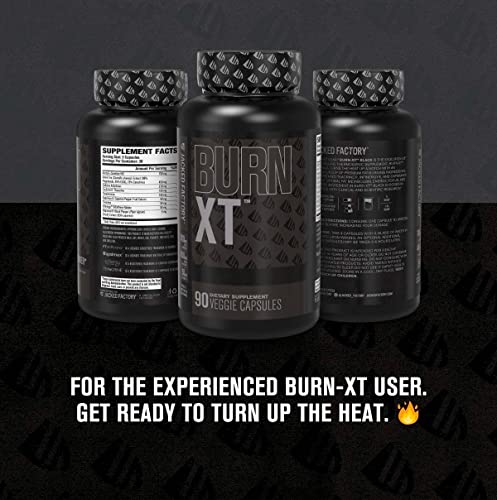 Burn XT Black Thermogenic Fat Burner - Weight Loss Supplement, Appetite Suppressant Jacked Factory buy supplements canada