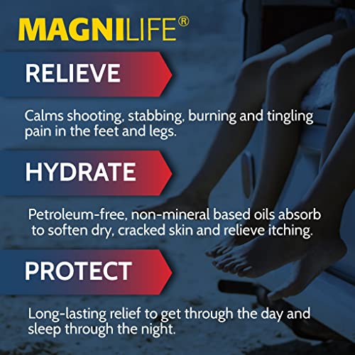 MagniLife Pain Relief Foot Spray, 3 oz, Pain Relief for Burning, Tingling or Sensitivity in Feet and Legs, No Alcohol Cooling Spray Moisturizes Dry, Cracked Heels MagniLife buy supplements canada