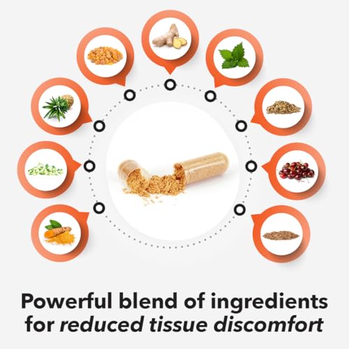 LifeSeasons Inflamma-X Joint & Tissue Support Supplement – Supports Muscle Comfort, Recovery & Flexibility – Herbal Formula with Turmeric, Bromlein, Boswellia & Protease Enzymes – 60 Capsules LifeSeasons buy supplements canada