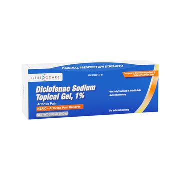 Topical Arthritis Pain Relief Gel Diclofenac Sodium 1% (NSAID) by GeriCare- Hand Wrist Elbow Foot Ankle Knee Extra-Strength Arthritis Pain Reliever- Anti-inflammatory Arthritis Pain Treatment- 3.53oz GeriCare buy supplements canada