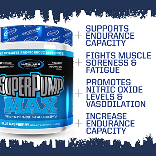 Gaspari Nutrition SuperPump MAX, The Ultimate Pre Workout Powder, Sustained Energy Gaspari Nutrition buy supplements canada