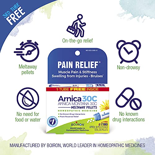 Boiron Arnica Montana 30C Homeopathic Medicine for Relief from Muscle Pain, Muscle Stiffness, Swelling Boiron buy supplements canada