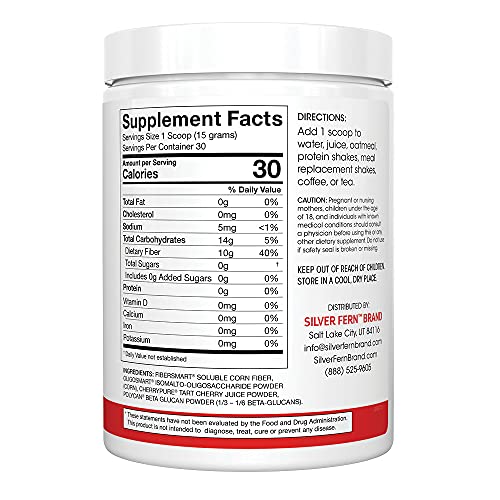 Tino Natural Gluten Free Prebiotic Fiber Supplement - with Tart Cherry Extract & Polycan Silver Fern buy supplements canada