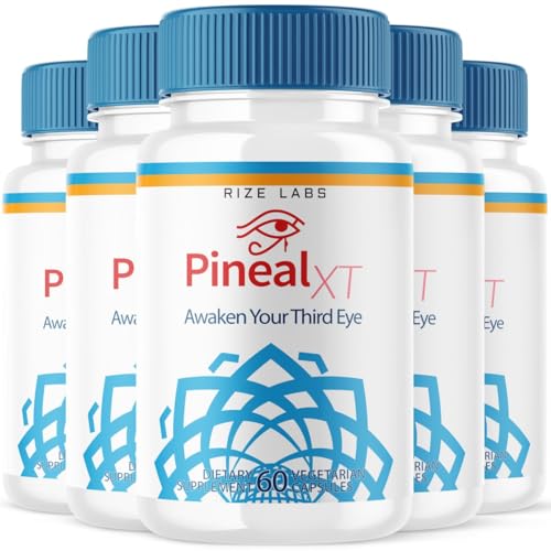 (5 Pack) Pineal XT, Official Pineal XT Gold Supplement Premium Blend to Awaken rize labs buy supplements canada