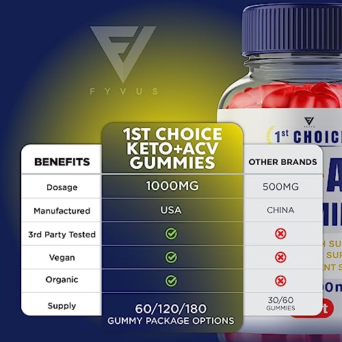 1st Choice Keto ACV Gummies, First Choice Gummies Advanced Weight Loss ACV Fyvus buy supplements canada