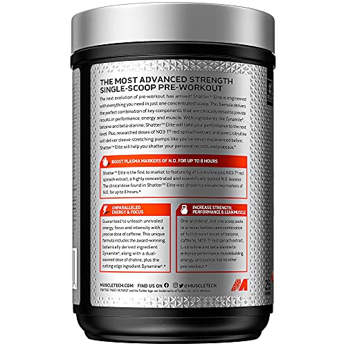 Pre Workout for Men & Women | MuscleTech Shatter Elite Pre-Workout | Preworkout MuscleTech buy supplements canada