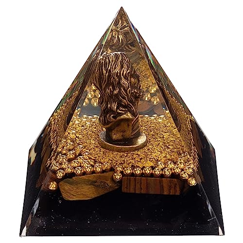 FENGSHUI-CAISHEN Mini Jesus Figurine in Healing Crystal Orgone Pyramid - Obsidian Tiger's Eye FENGSHUI-CAISHEN buy supplements canada