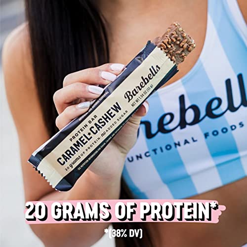 Barebells Protein Bars Caramel Cashew - 12 Count, 1.9oz Bars with 20g of High Protein BAREBELLS buy supplements canada