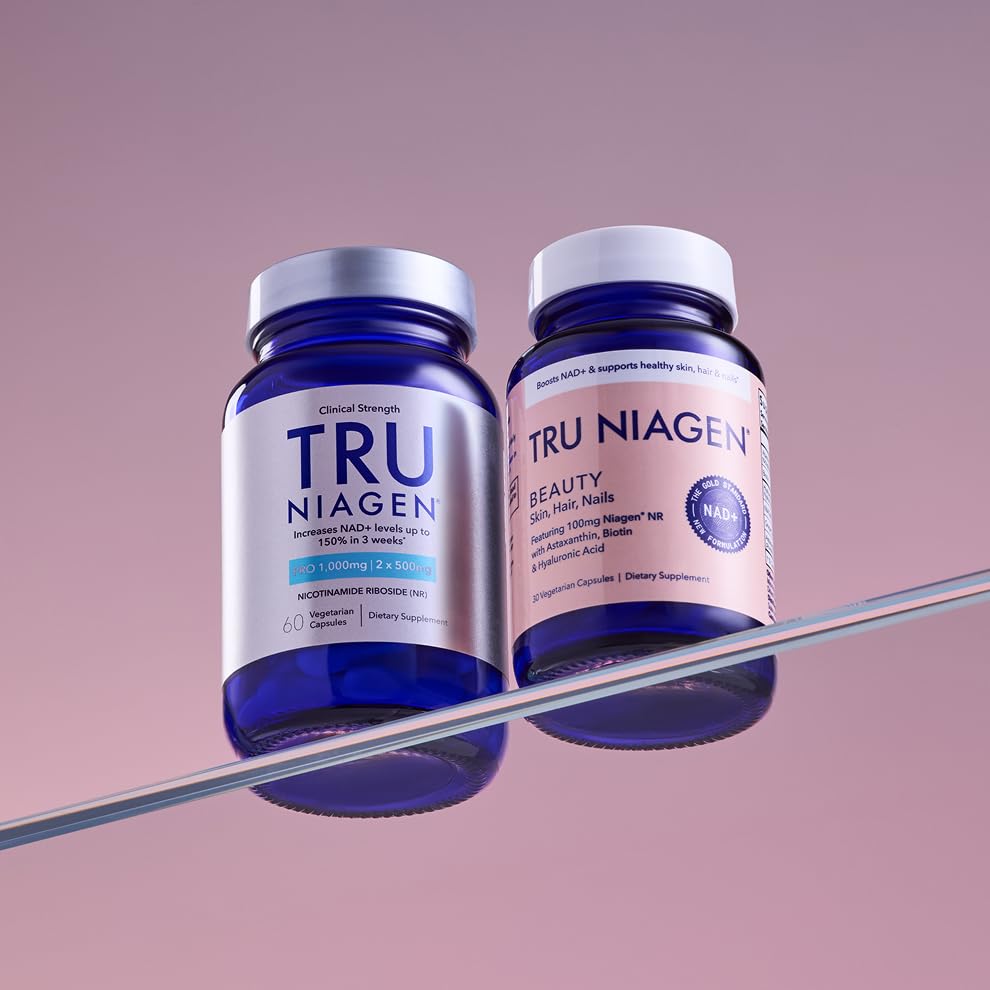 TRU NIAGEN 1,000mg + Beauty Bundle. A Full-Spectrum Bundle for Clinical-Strength Daily NAD+ Support and targeted Beauty Actives for Healthy Skin, Hair, and Nails at The Cellular Level. TRU NIAGEN buy supplements canada