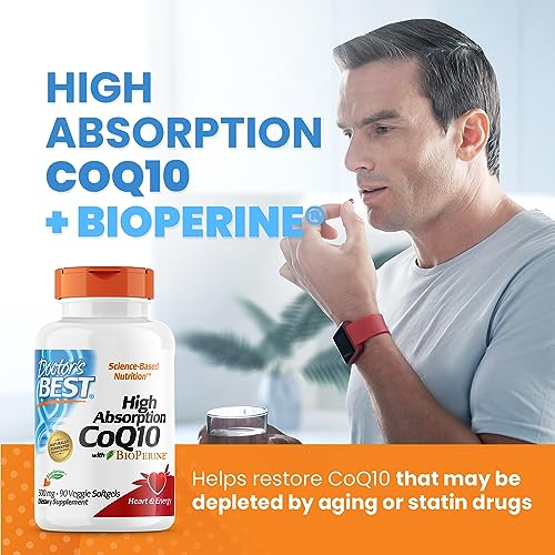 Doctor's Best High Absorption CoQ10 with BioPerine, Heart Health & Energy Production Doctor's BEST buy supplements canada