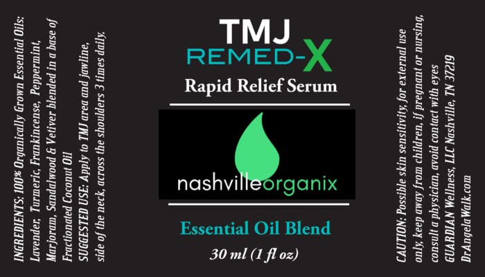 Dr. A's TMJ Remed-X Rapid Relief Serum | Deep Muscle & Jaw Tension Essential Oil Cream Doctor Angela Essential buy supplements canada