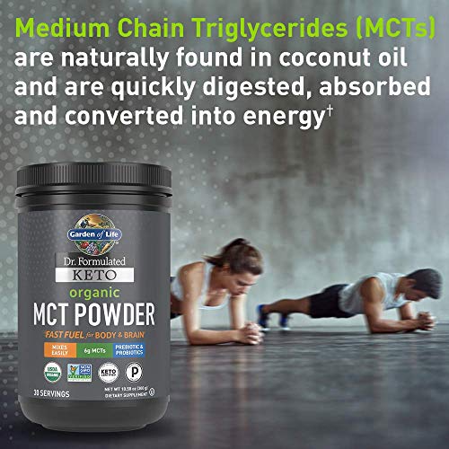 Garden of Life Dr. Formulated Keto Organic MCT Powder - 30 Servings, 6g MCTs Garden of Life buy supplements canada