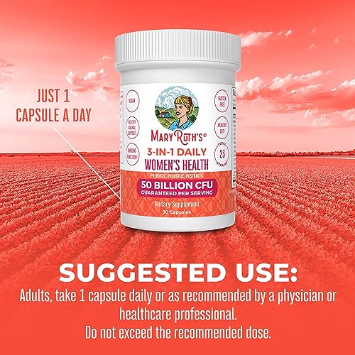 MaryRuth's 3-in-1 Daily Health Probiotics for Women | Clinically Tested | Hormone Support MaryRuth Organics buy supplements canada