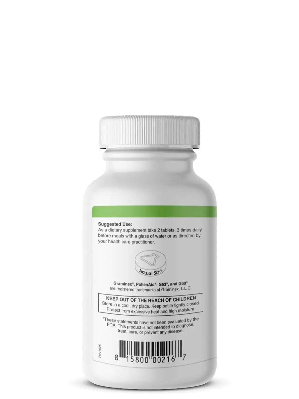 Graminex PollenAid Prostate Supplement: All Natural Prostate Support for Bladder Control & Urinary Tract Health, Rye Pollen Extract Made in USA, 90 Tablets Graminex buy supplements canada
