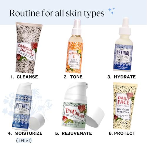 LilyAna Naturals Retinol Face Cream - Anti Aging Moisturizer, Wrinkle Reducer LilyAna Naturals buy supplements canada