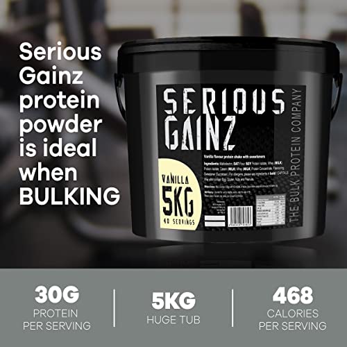 The Bulk Protein Company, SERIOUS GAINZ - Whey Protein Powder - Weight Gain, Mass Gainer The Bulk Protein Company buy supplements canada