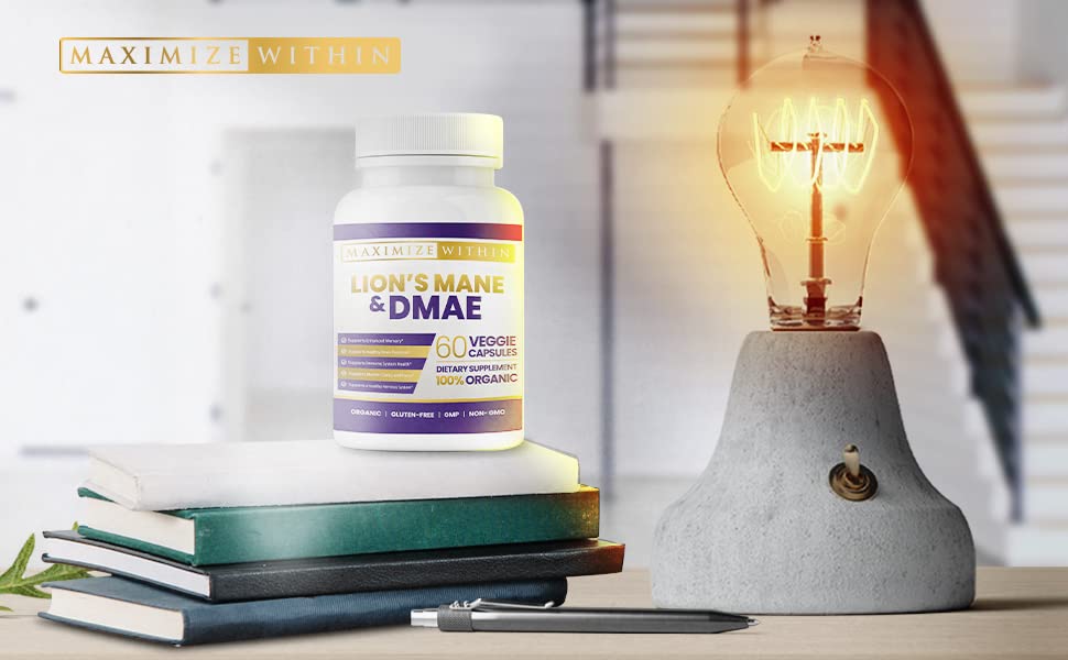Lion's Mane & DMAE Capsules: Enhance Memory, Boost Mental Clarity Maximum Slim buy supplements canada